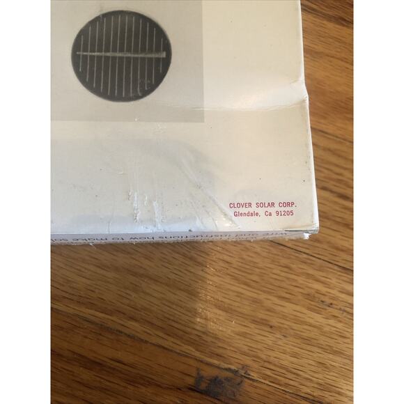 1970's Sun Power Fun From The Sun Solar Energy Inventor Kit #105 New Sealed - Picture 3 of 4